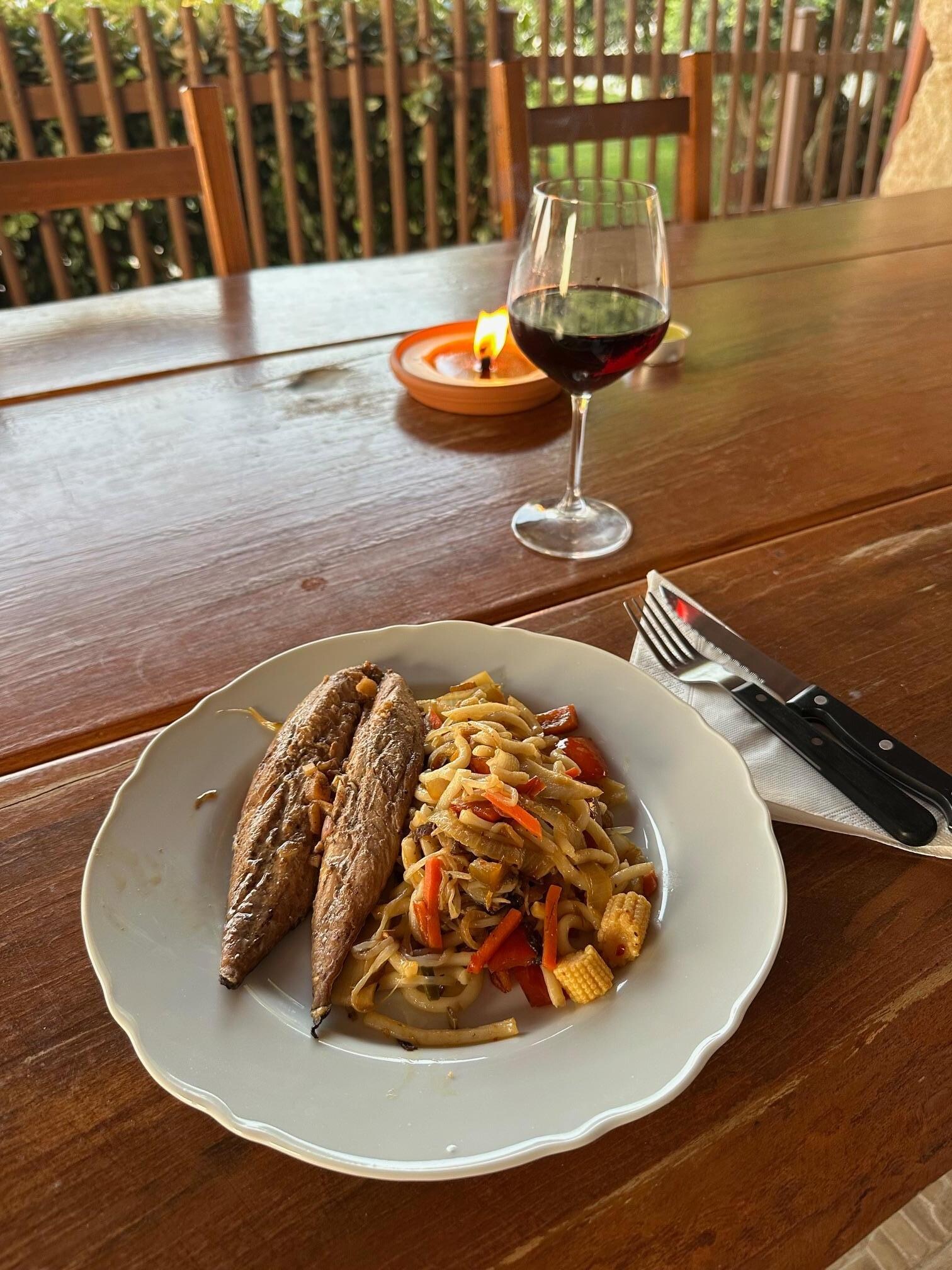 Dinner on the terrace