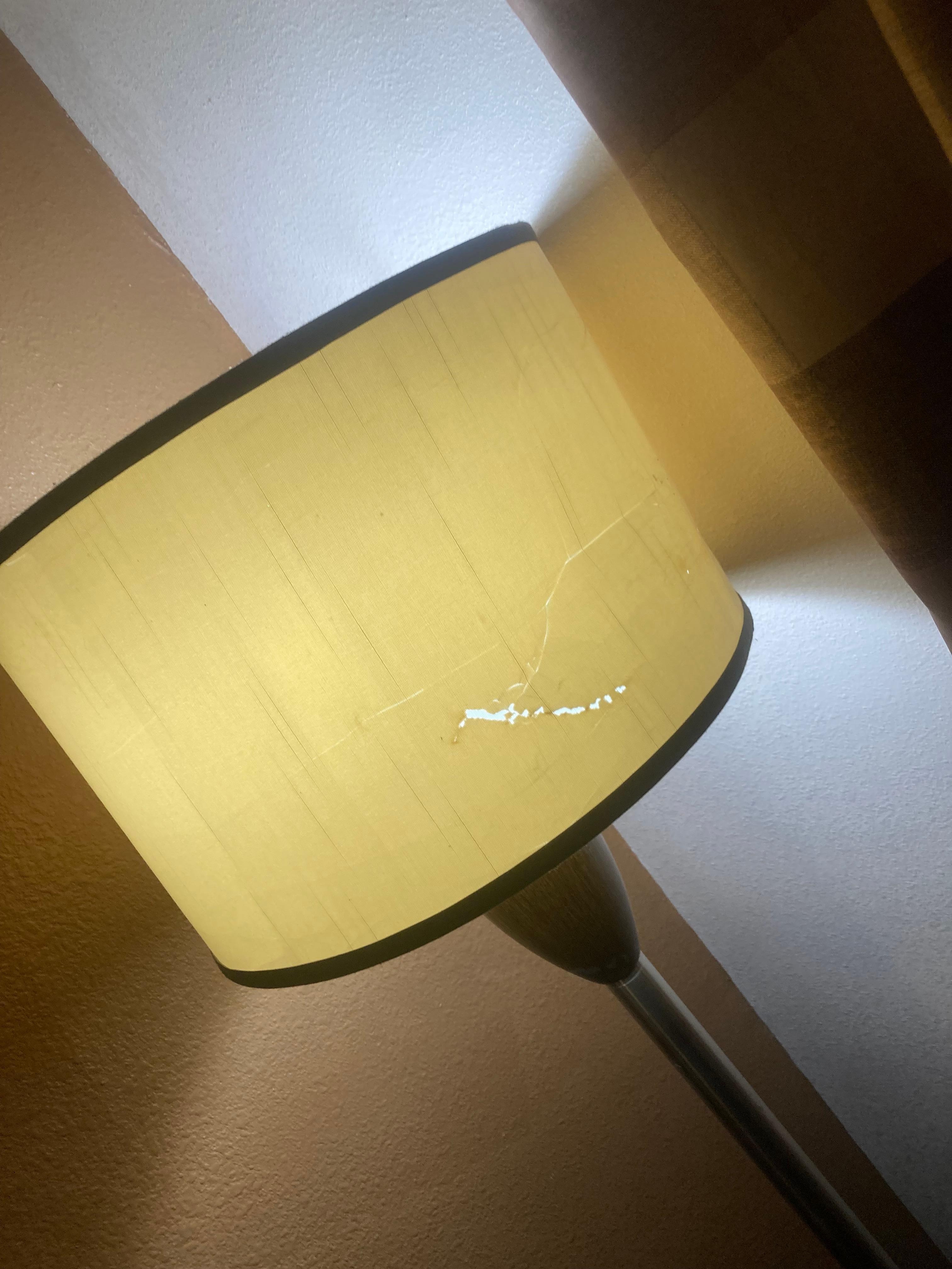 Broken lampshade