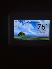 The lowest temperature the entire stay.