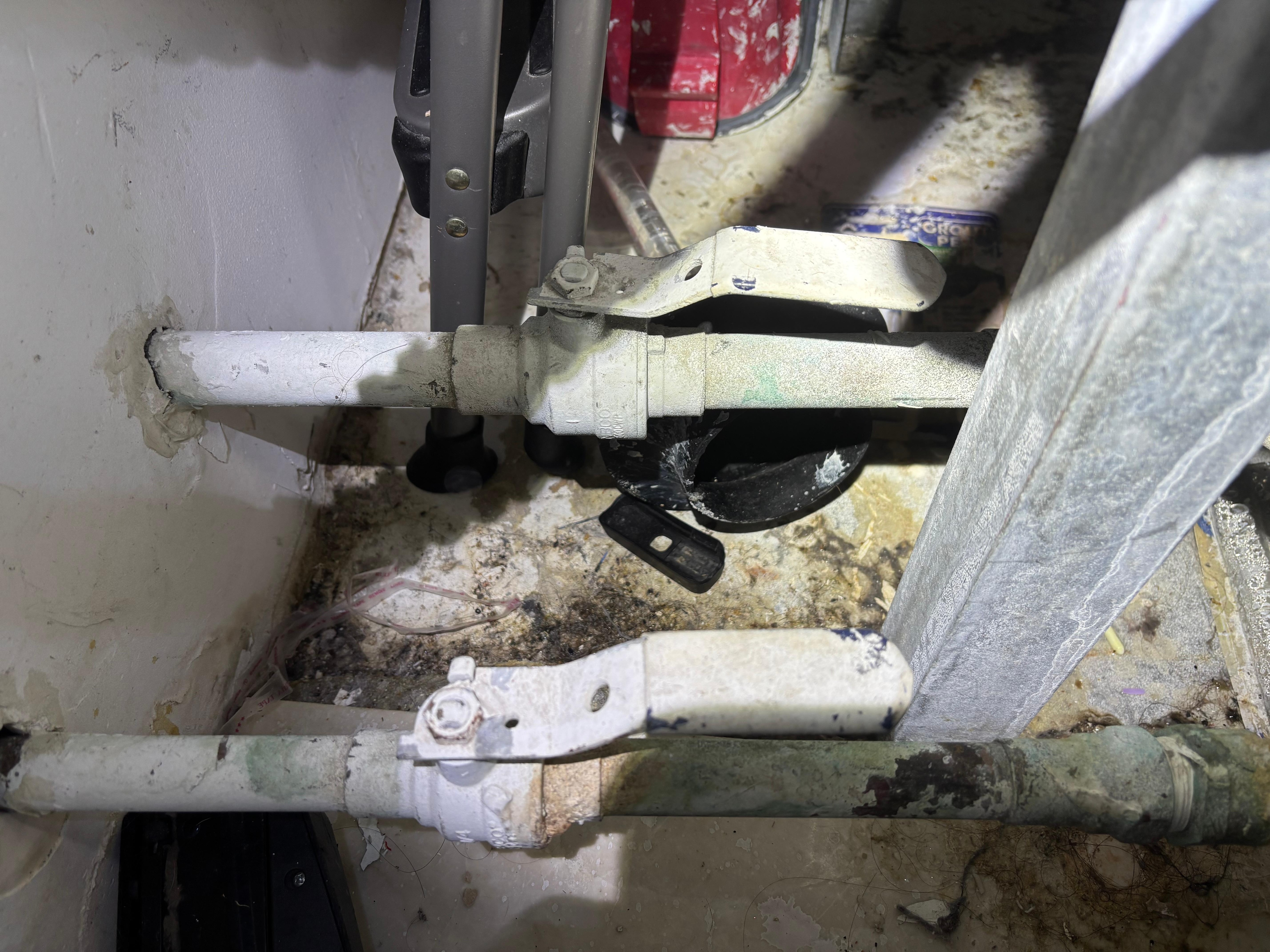 odor coming from utility closet