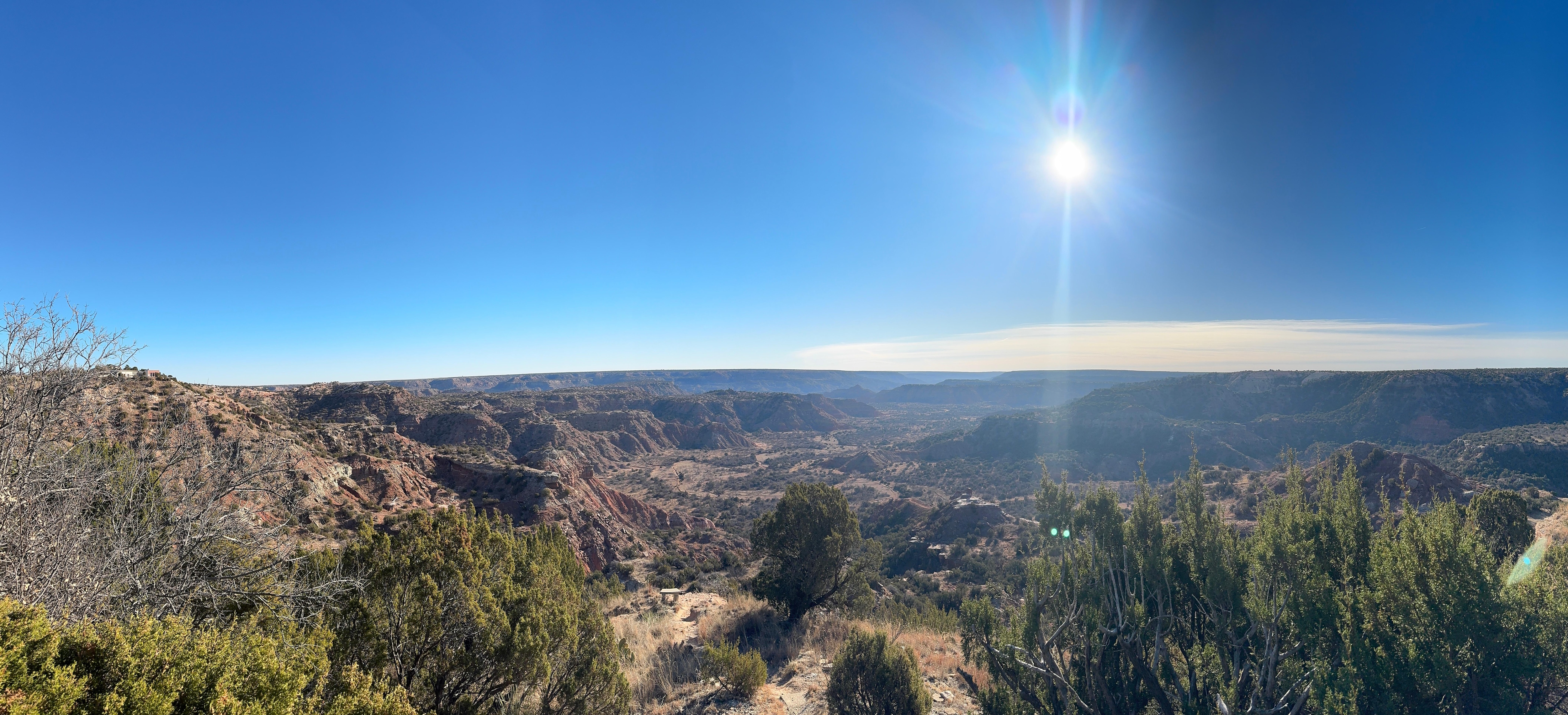  View of the canyon from the back porch