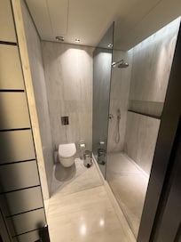 Larger of the two bathrooms