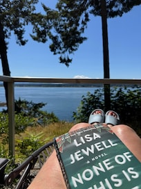 The small deck was the perfect perch.