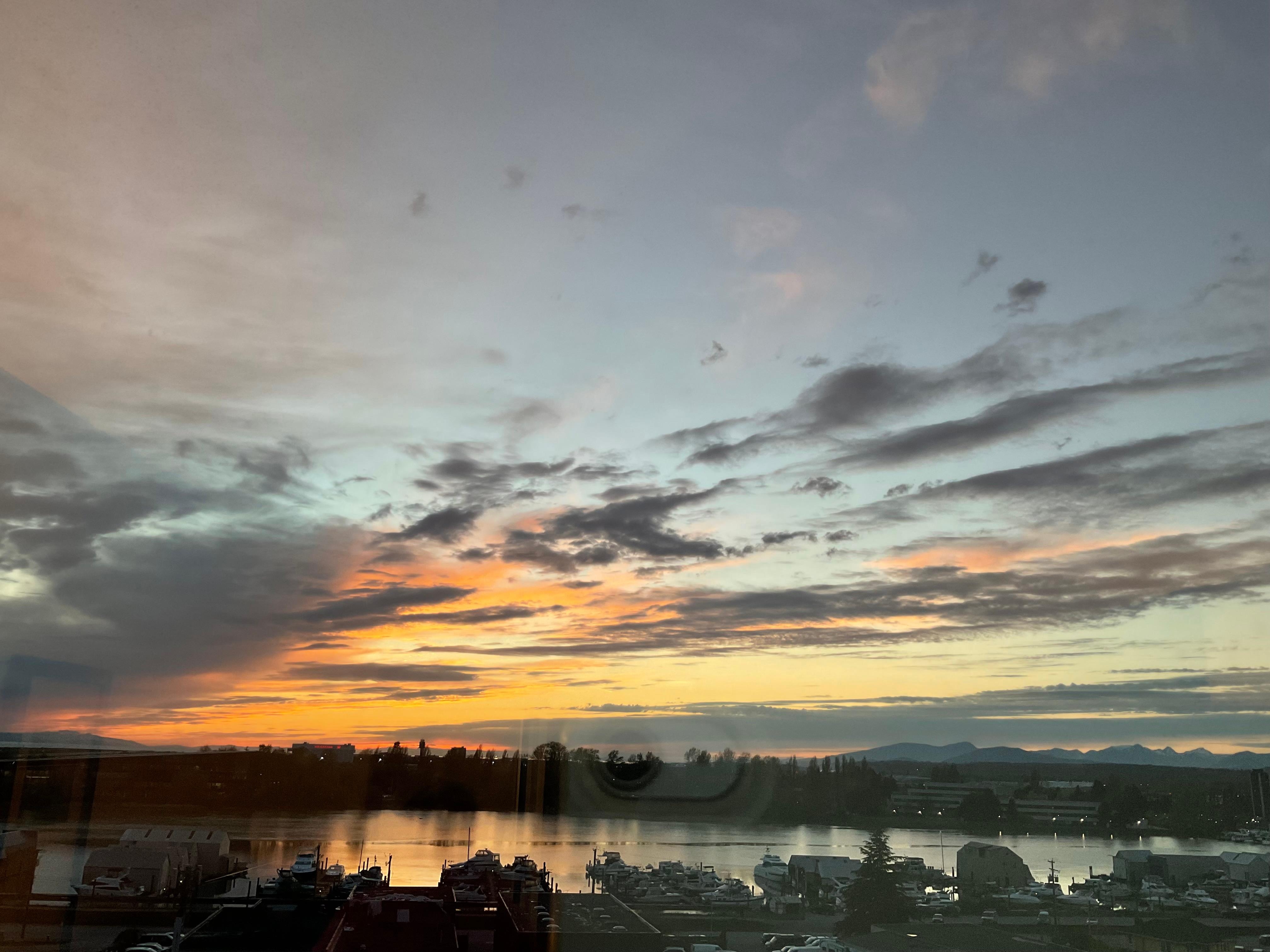 This is taken from my hotel room on the 10 floor. Beautiful river view!