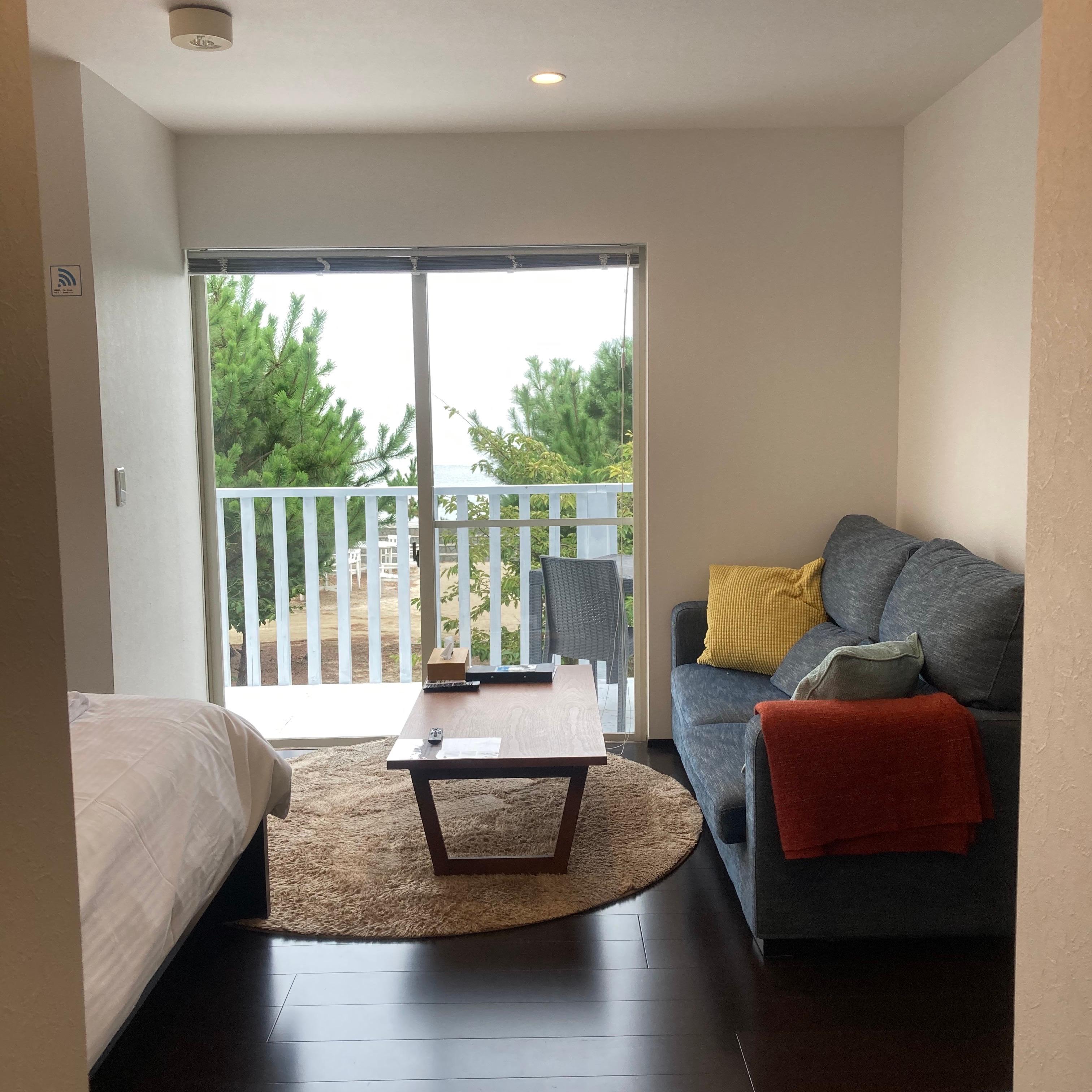 Ocean front room with balcony