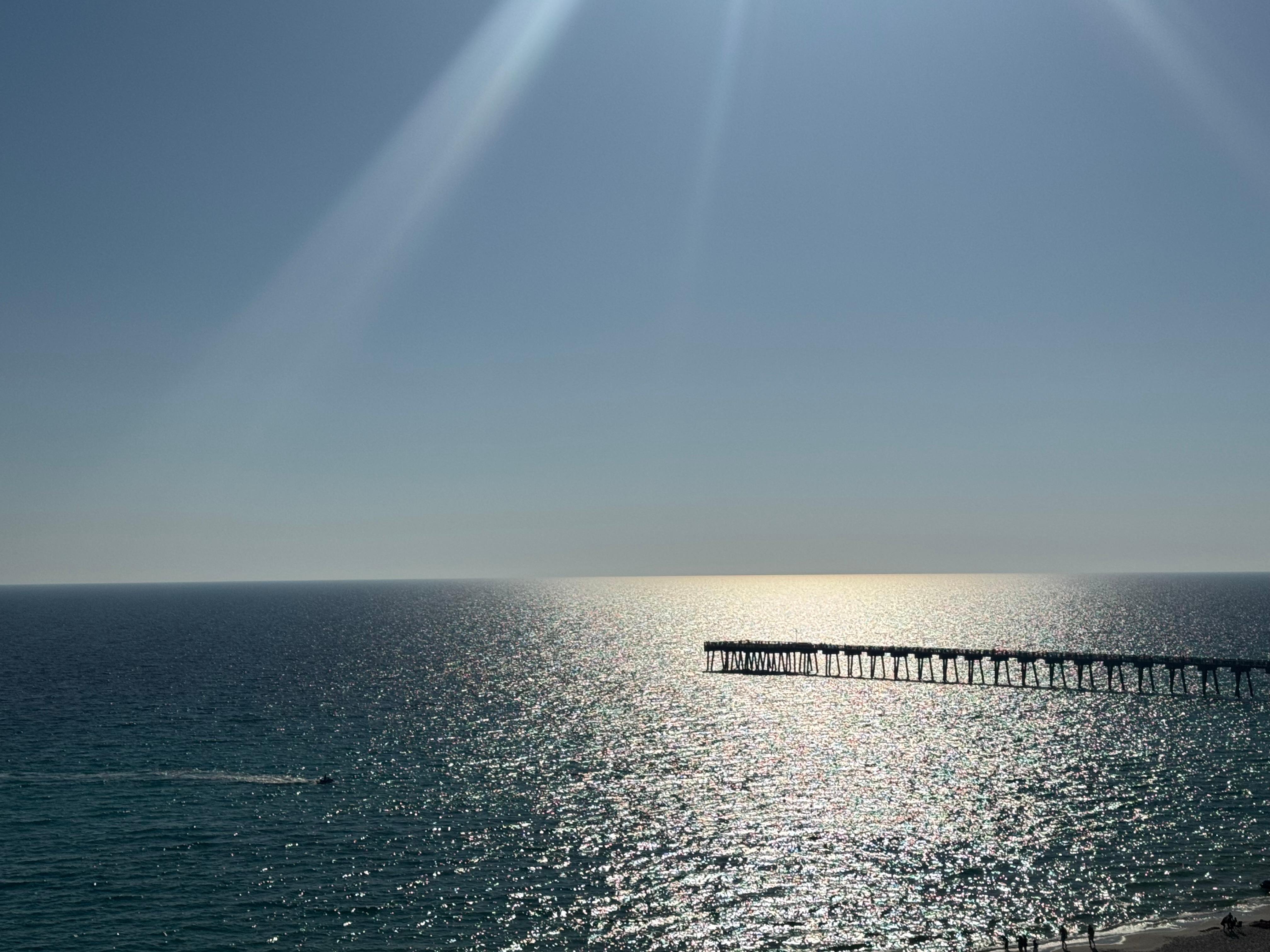 This picture is from the balcony of our condo!