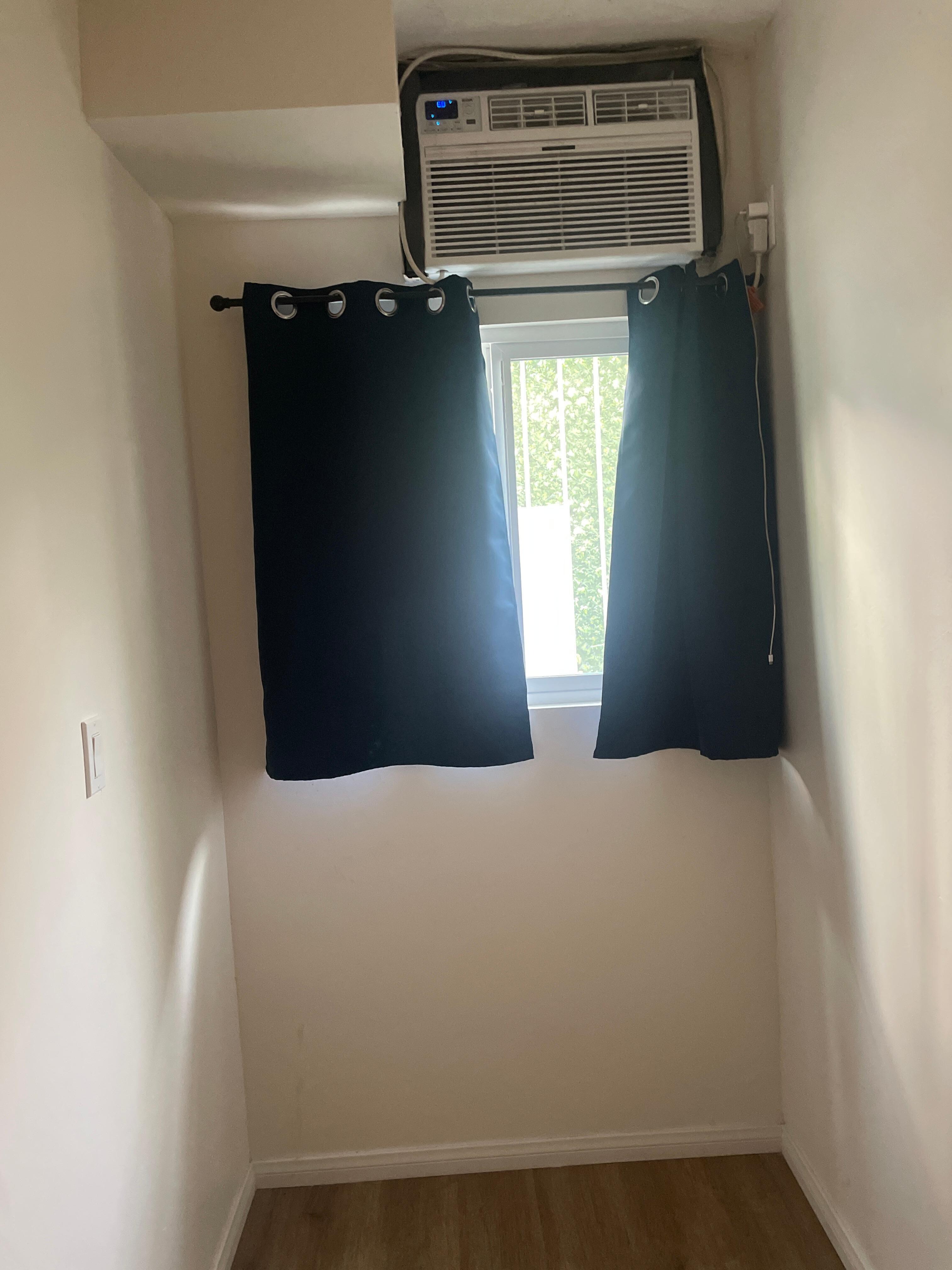 Can’t reach a/c to adjust temperature. there’s literally nothing to stand on to adjust the temperature.