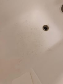 Dirt in the tub