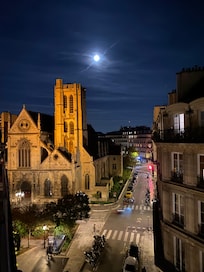From my hotel room - Harvest Moon
