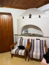 Sitting area in our room. Home is about 150 years old.