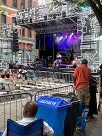 Walked to Jazz Fest.