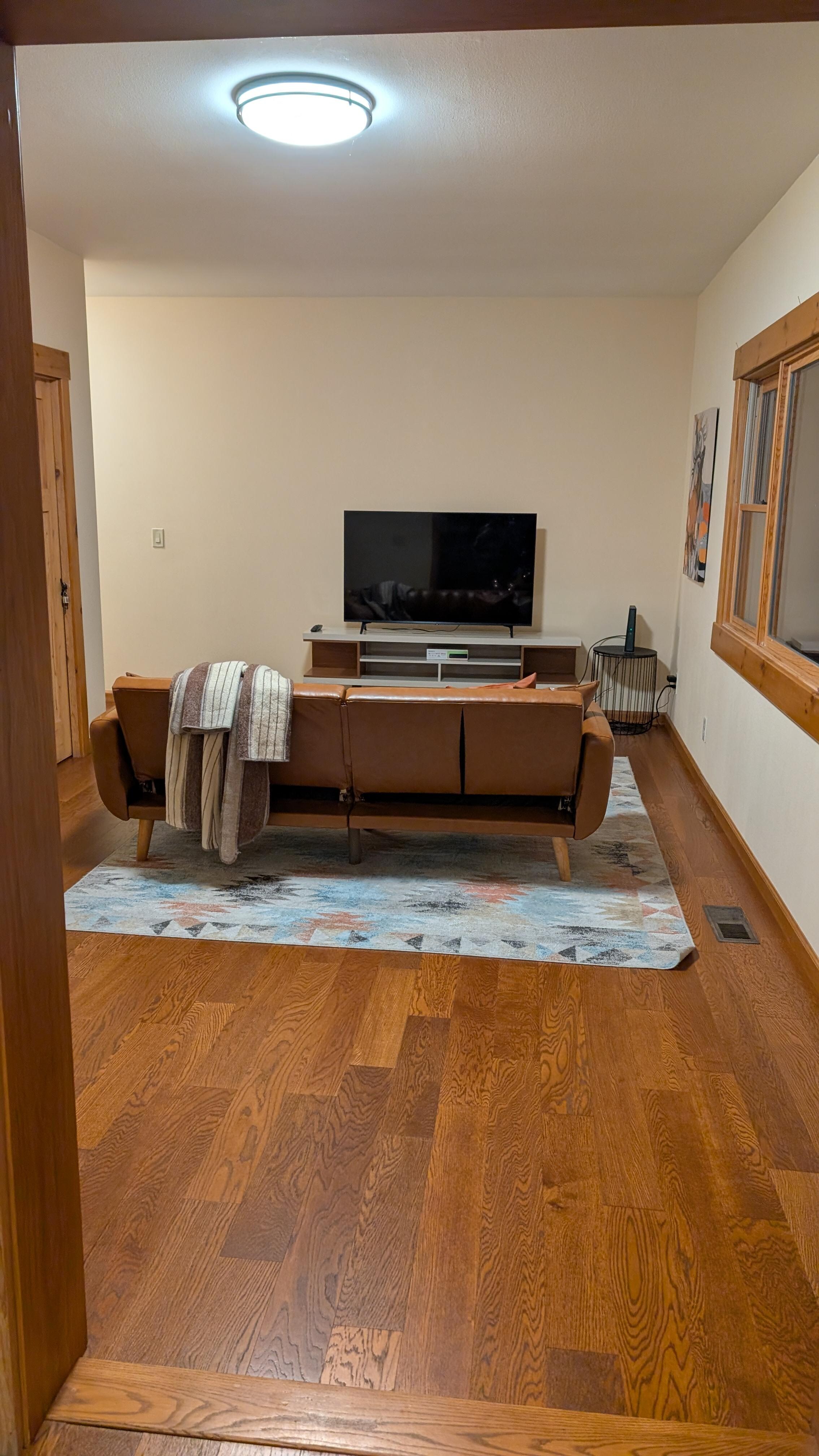 One of two family rooms