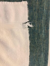 Towel left in my room to use.