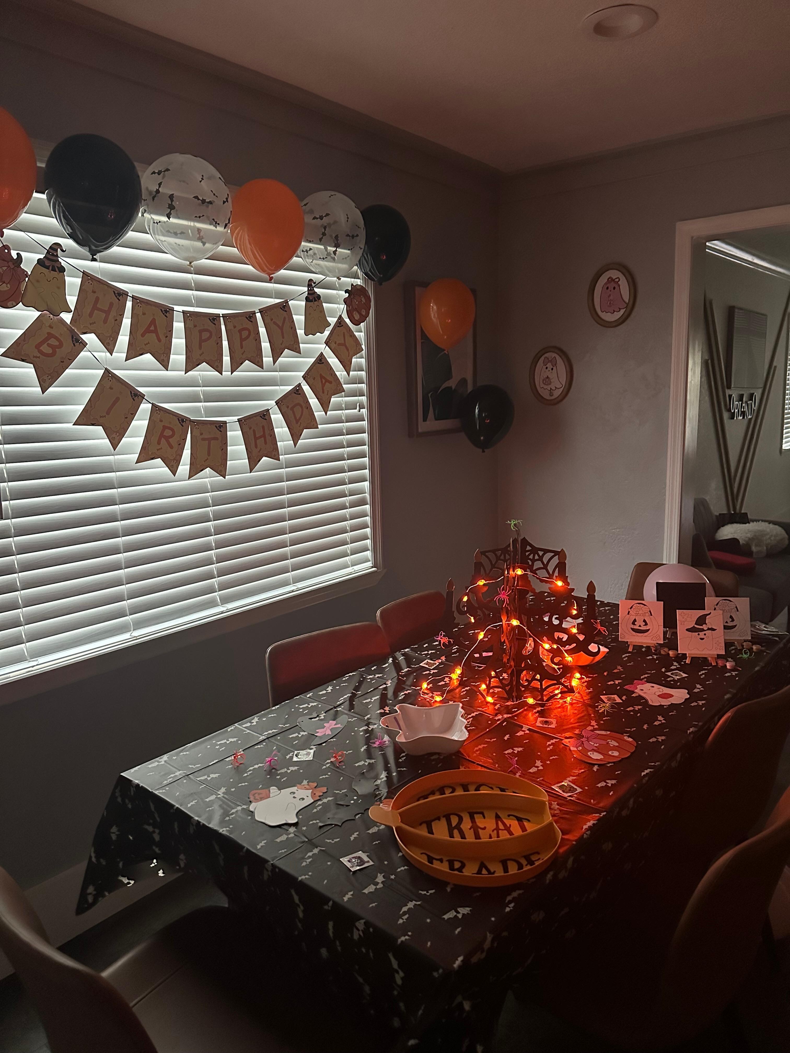 Birthday Dinner at the dining room