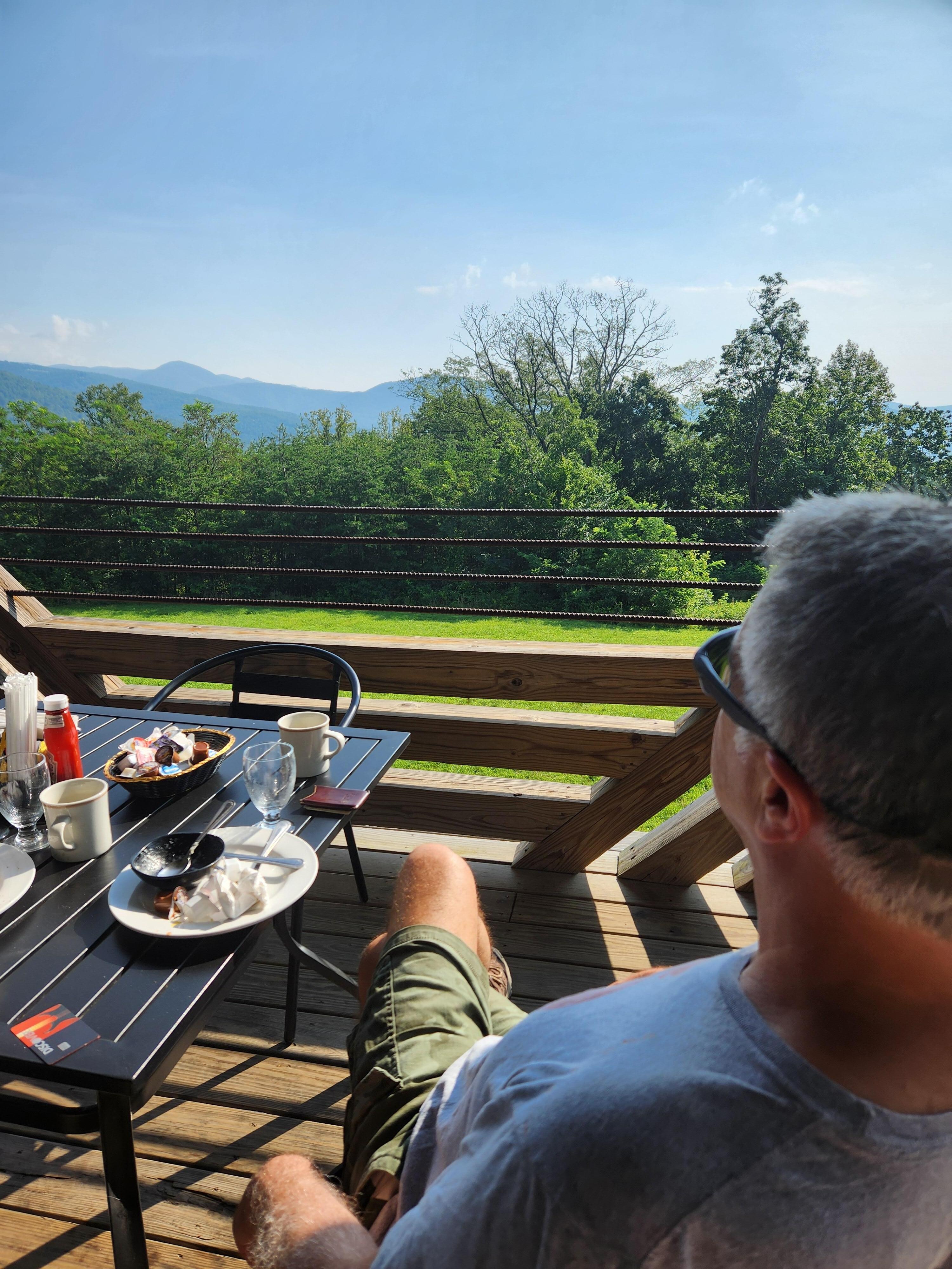 Great view from the restaurant 