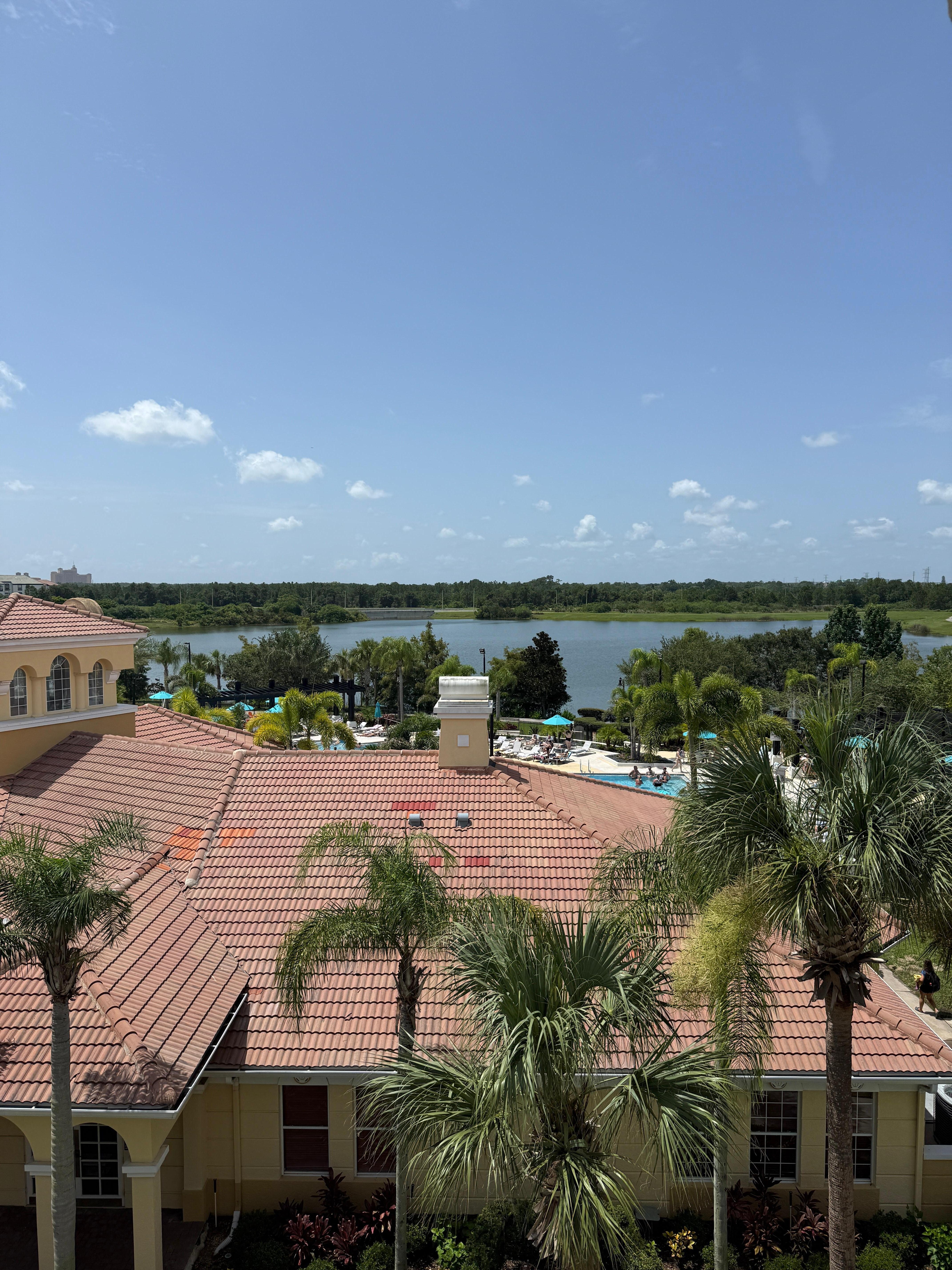 View from balcony