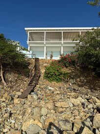House as seen from beach