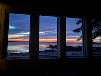 View of the sunrise.