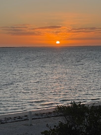 Sunrise from the deck.