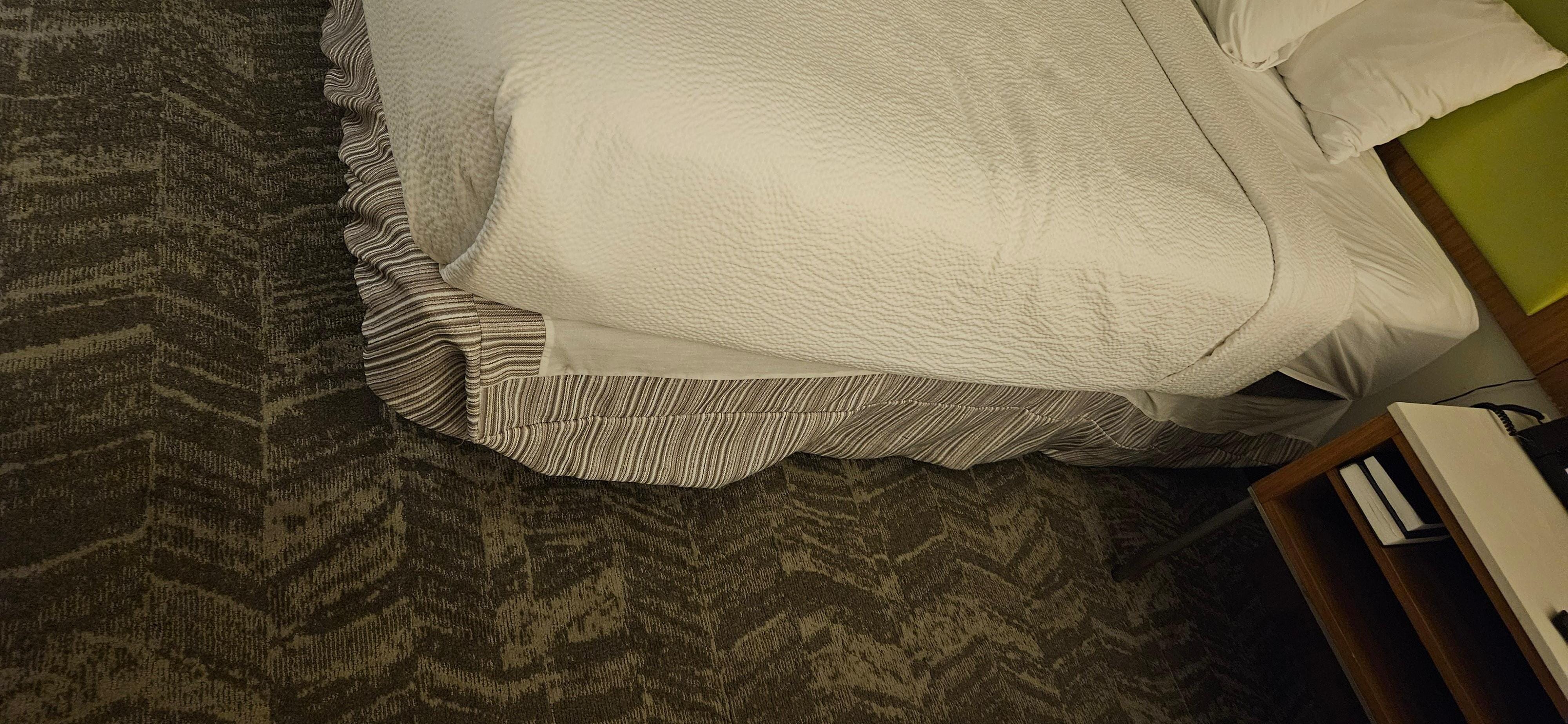 Condition of the bed when I walked in