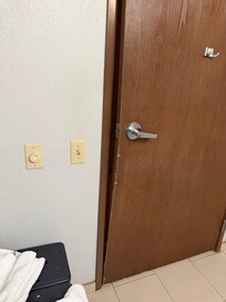 Light switches below door handle