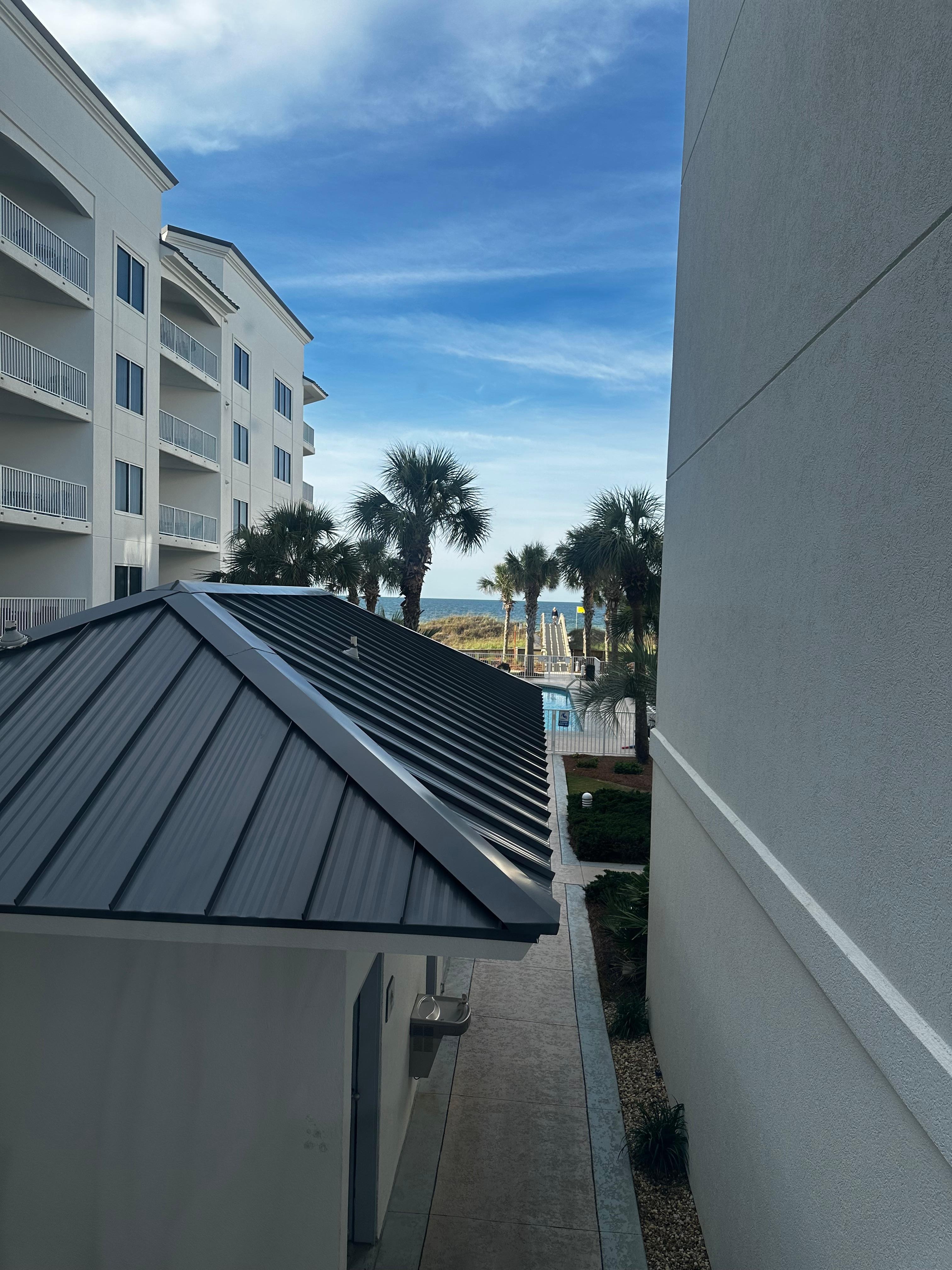 View from elevator entrance 