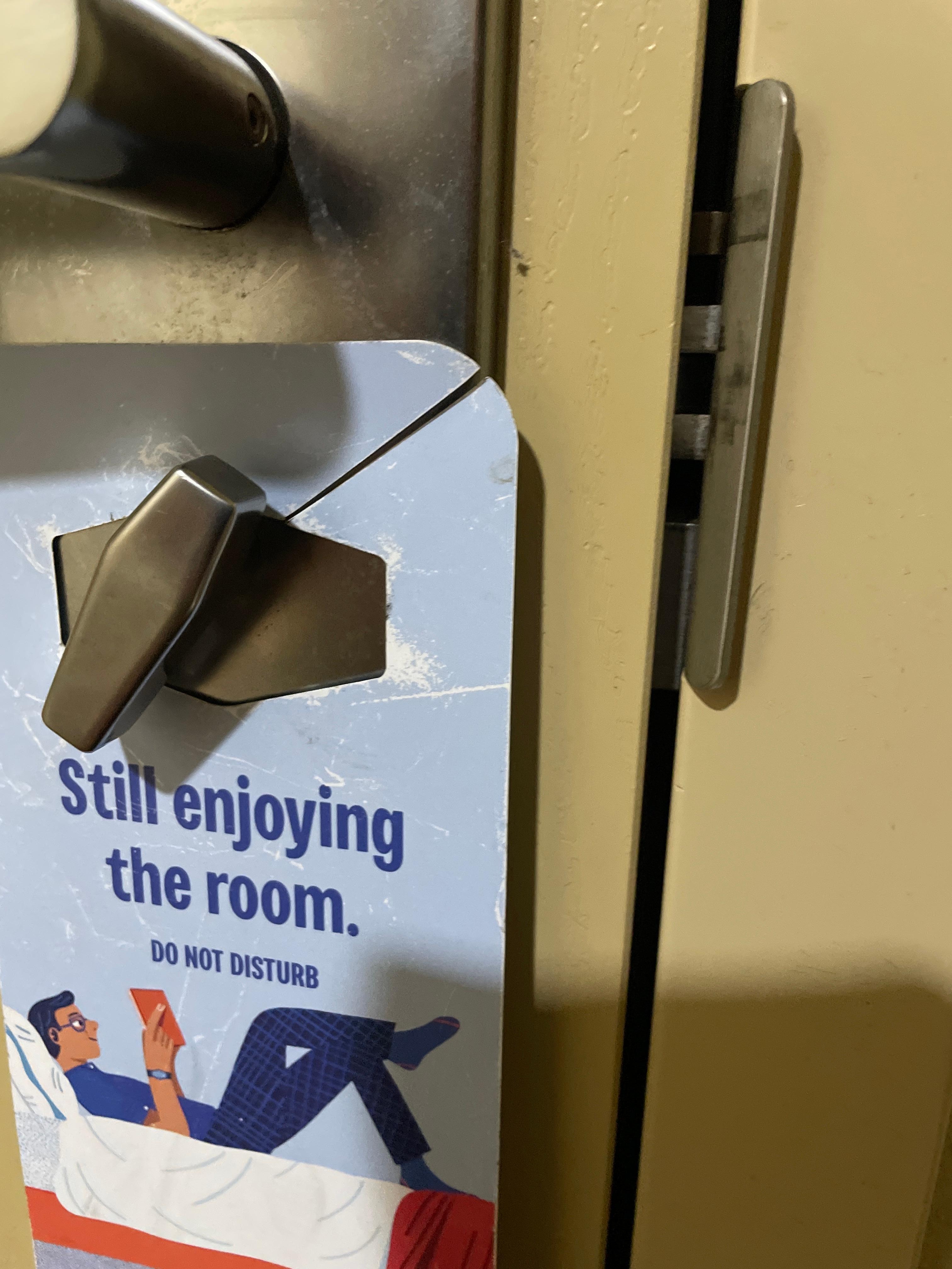 The bolt is a full 1/2 inch lower than the opening. It isn’t broken- it has never worked.