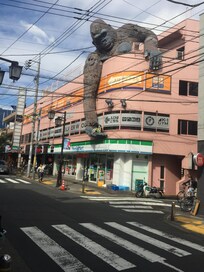 King Kong visited the neighborhood