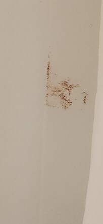 Wall in bathroom