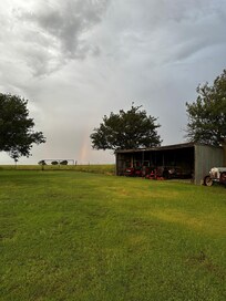 Rainbow following storm