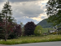 View in front of the hotel