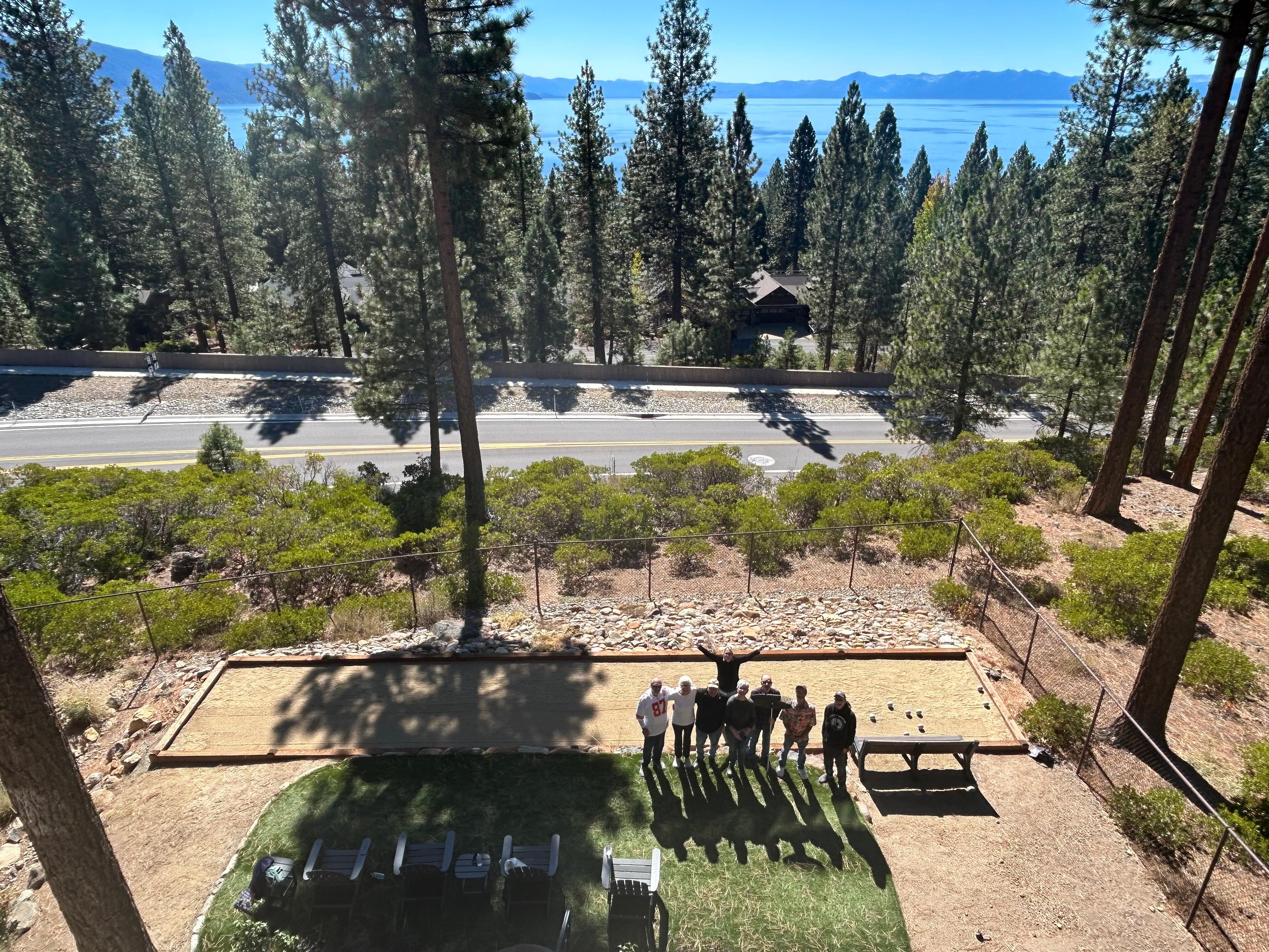 Photo taken from top deck