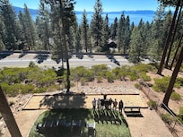 Photo taken from top deck