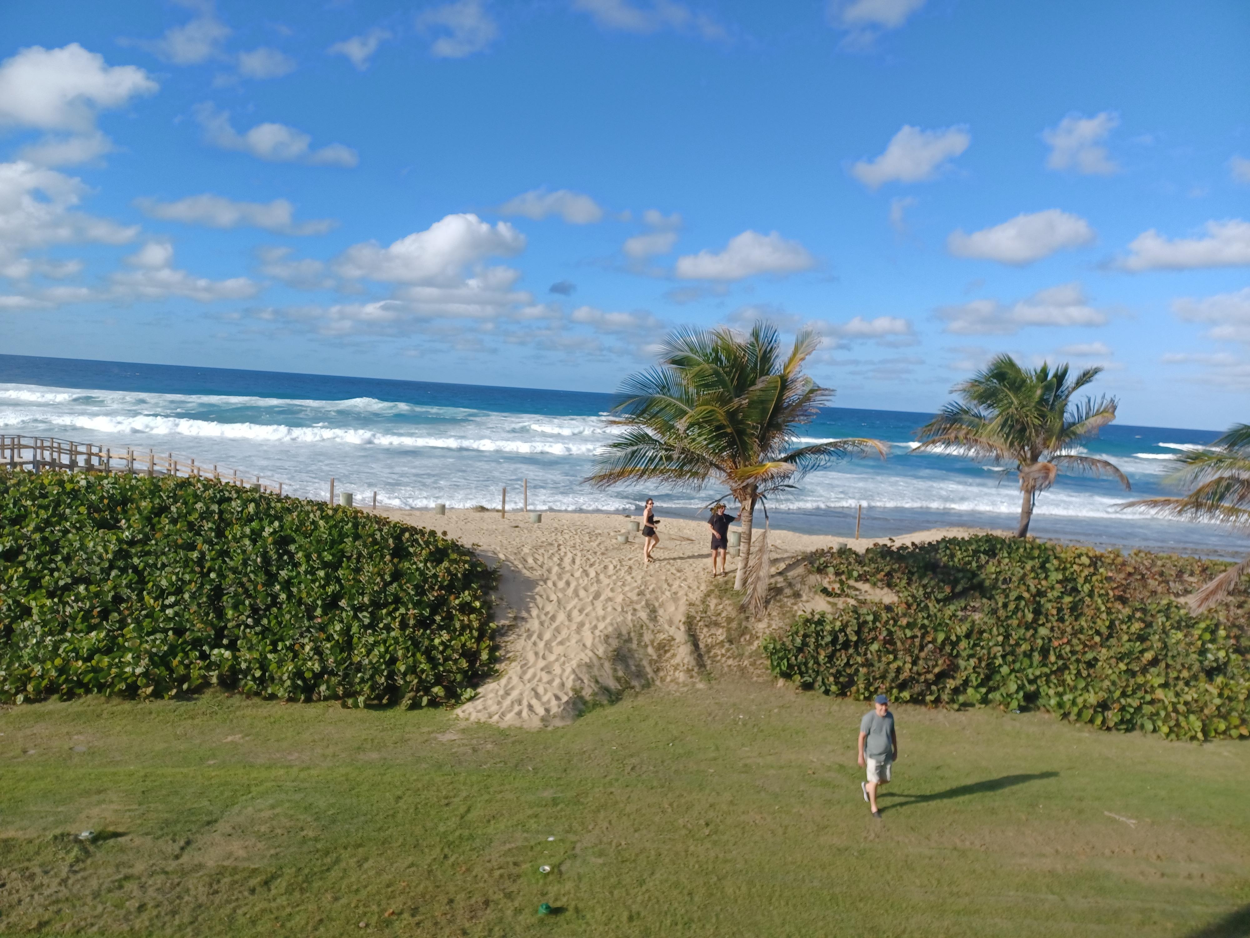 The view from our balcony.