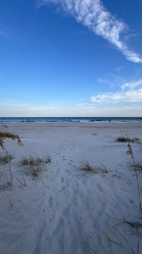 Large beach with easy direct access right from the house