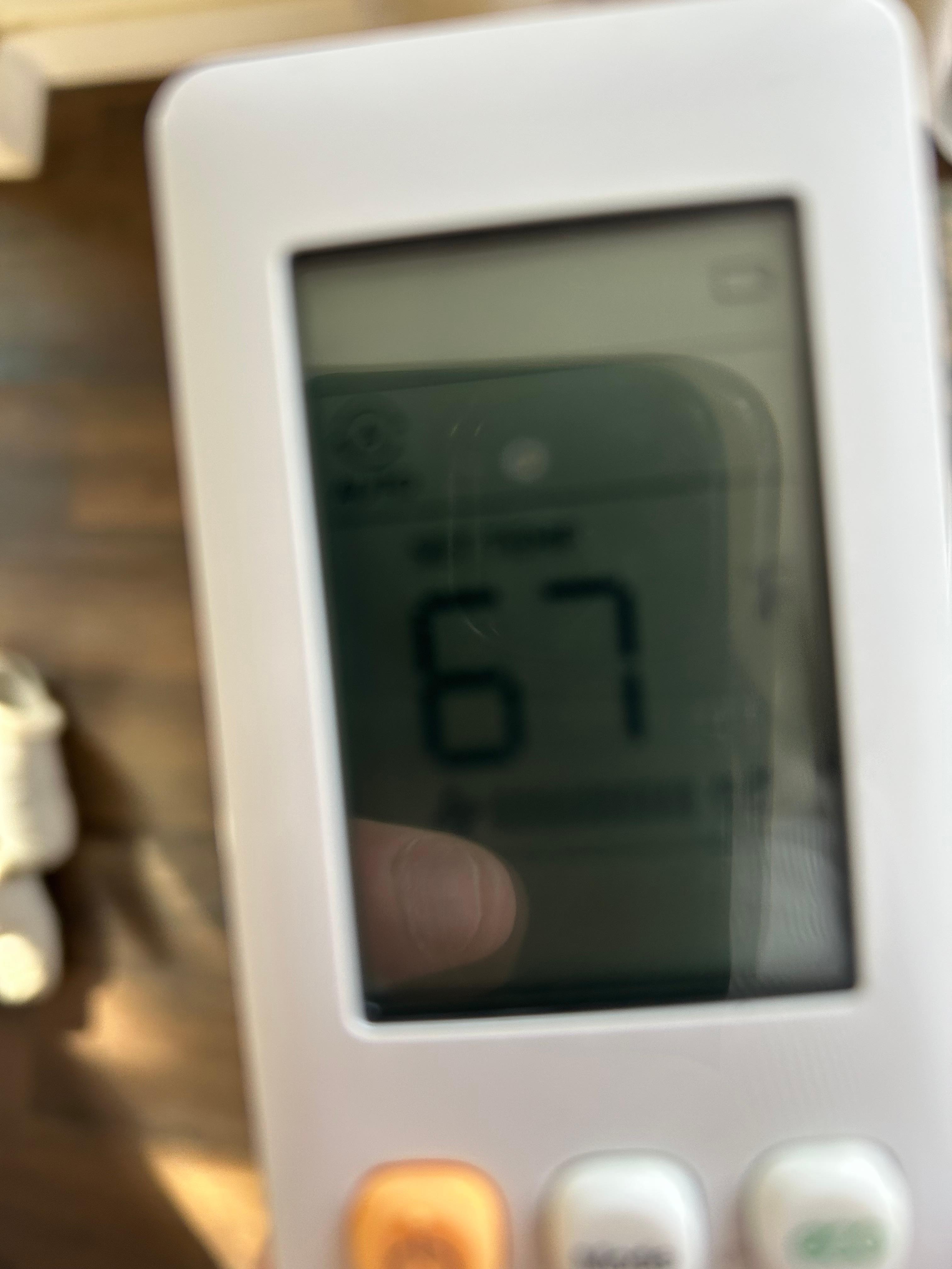 Dead battery in remote for bedroom fan