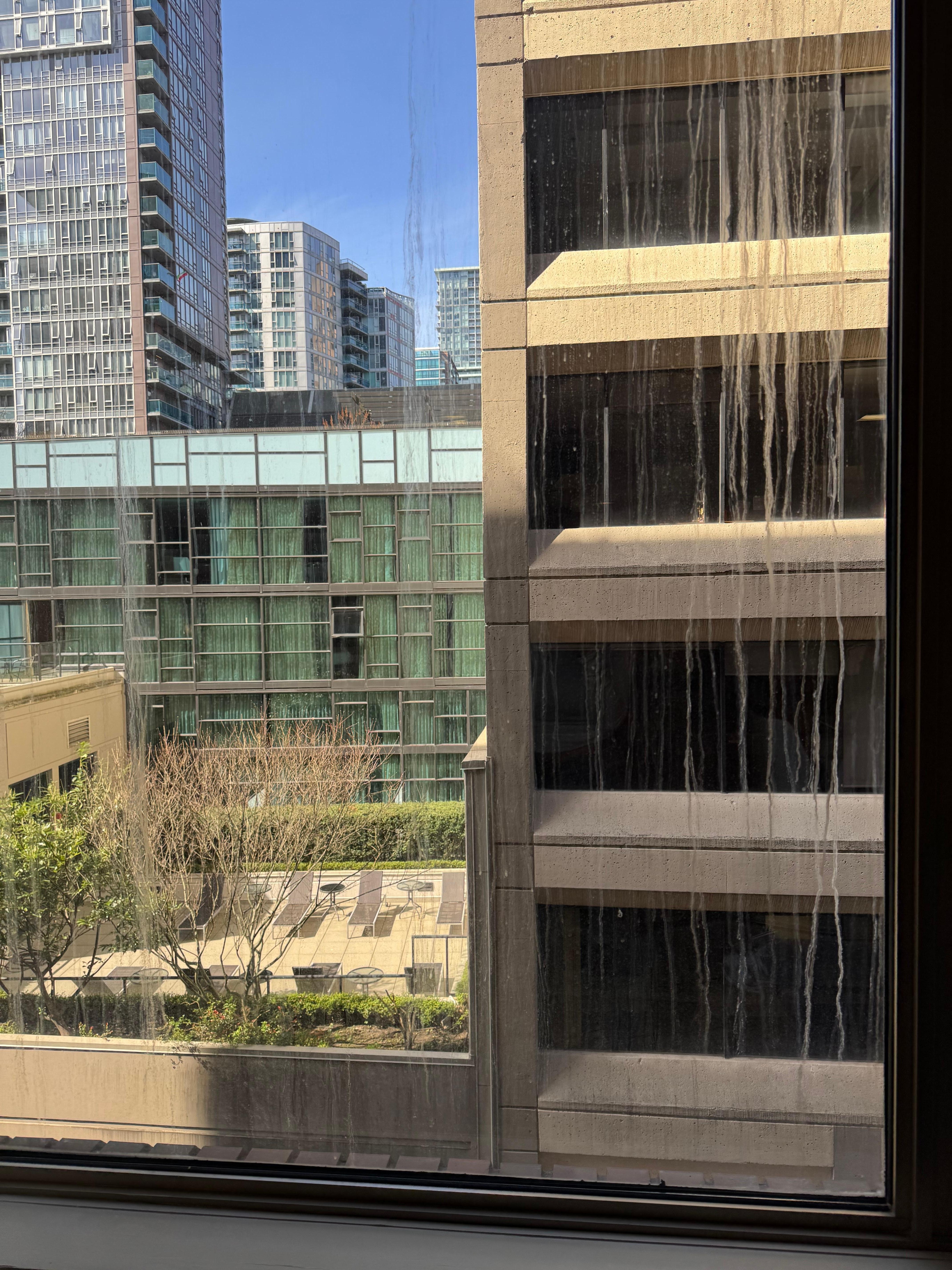 Was told they only wash the windows twice a month?