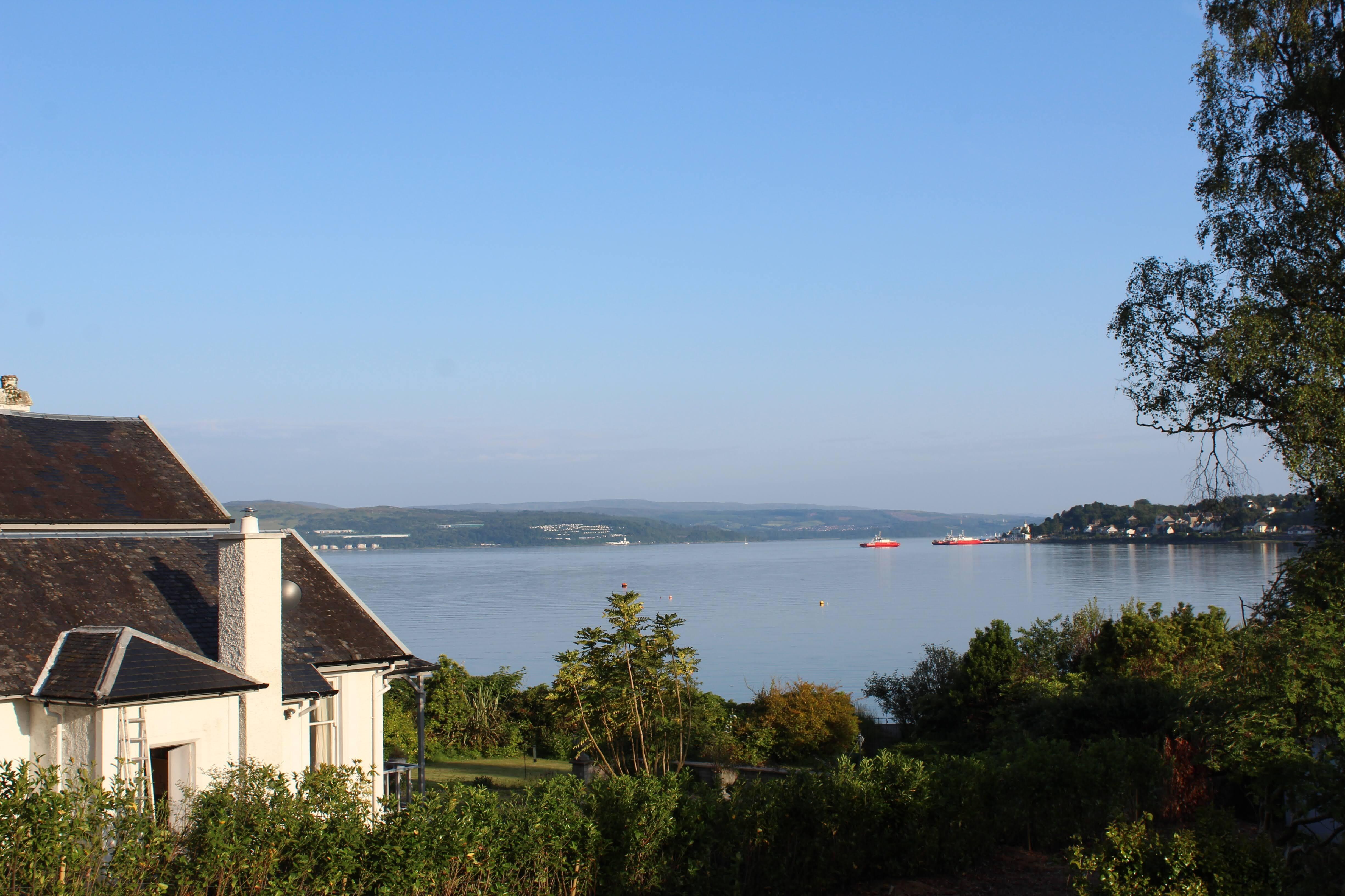 View from deck