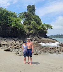 Beach at Manual Antonio National Park