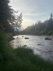 River at the end of the street