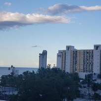 From the balcony of the studio.
