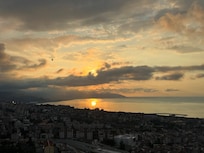 We watched hours of the sun setting with marvelous color changes and beauty.