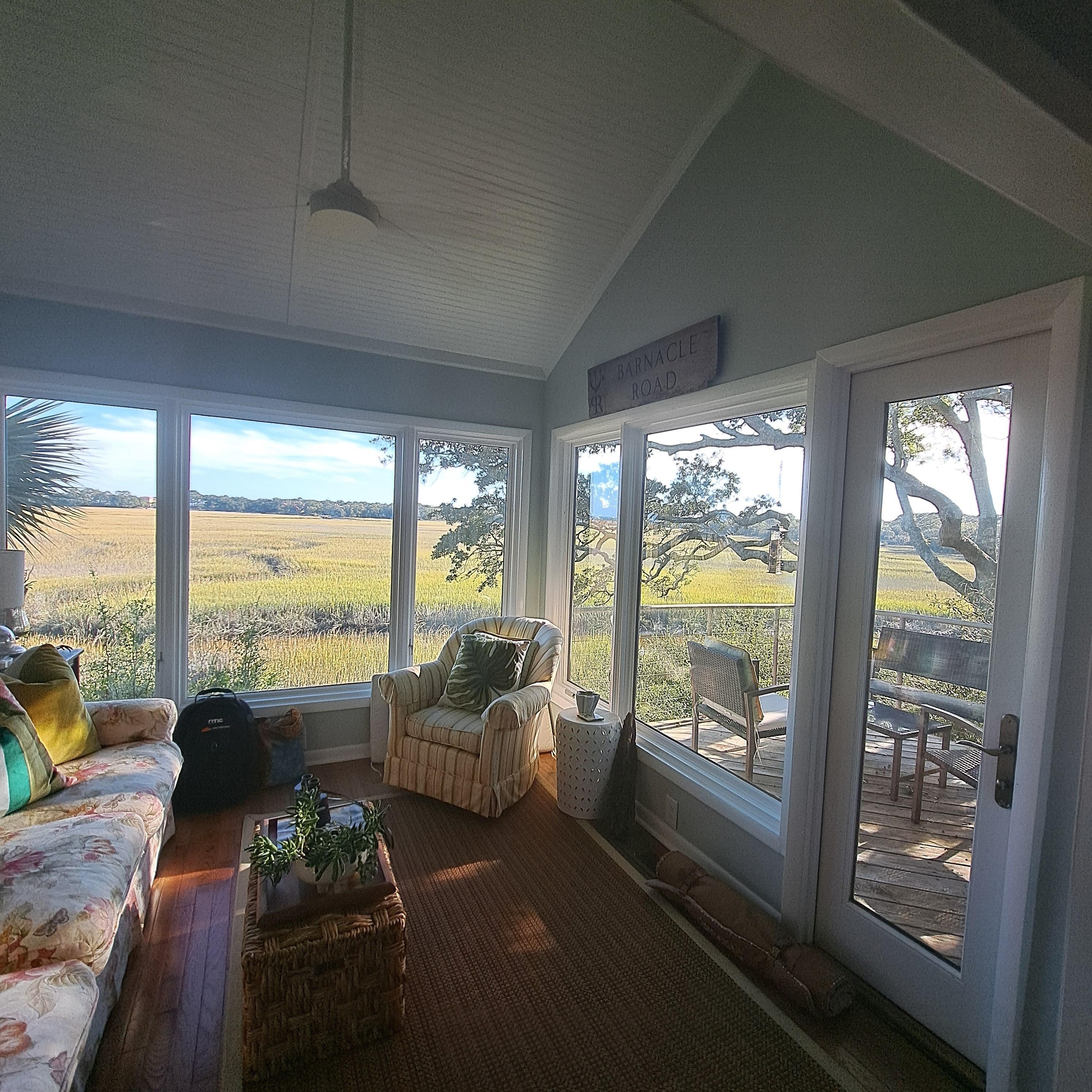 View from upstairs sunroom.