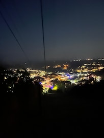 great view from the gondola at night