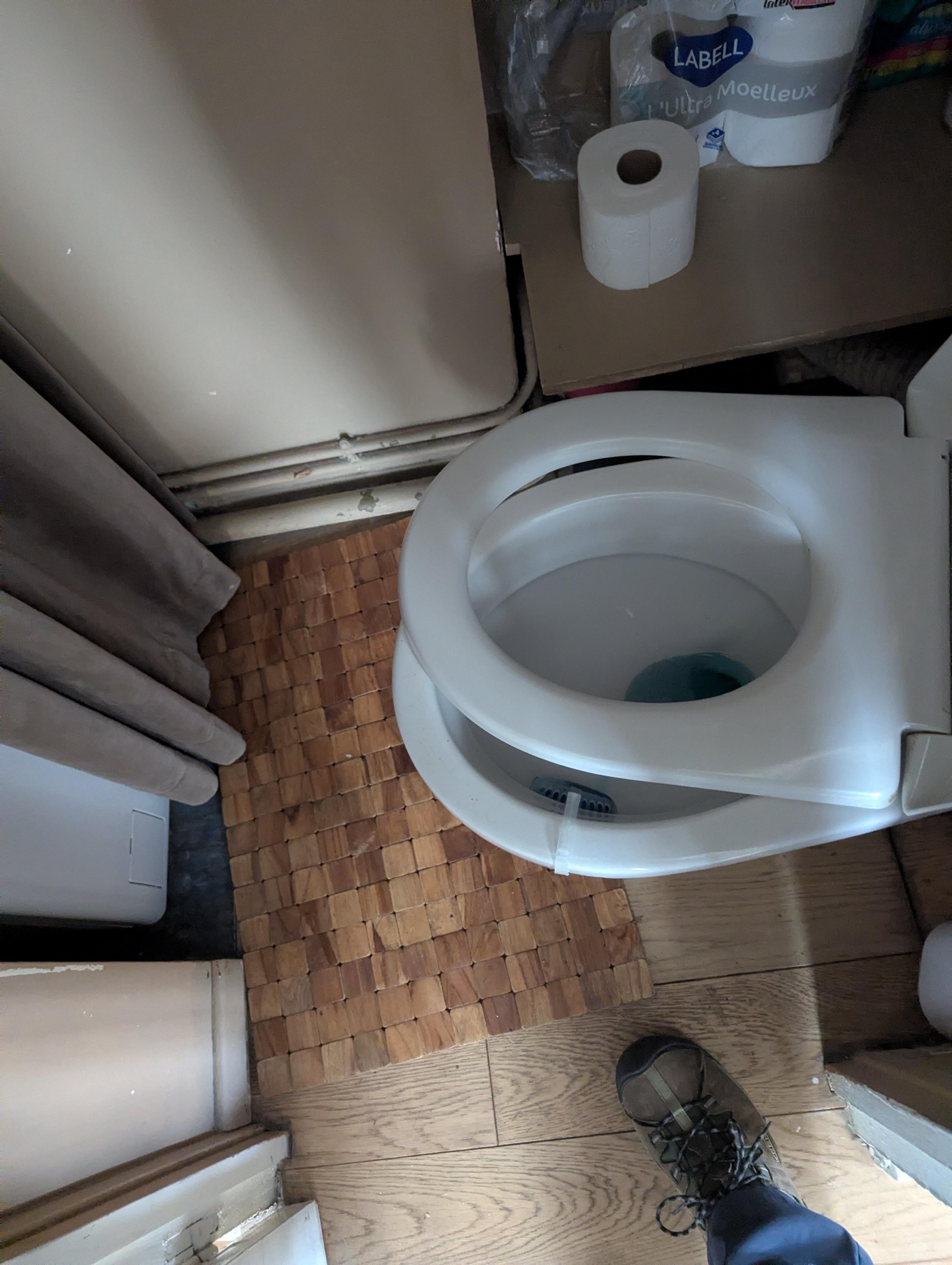 Toilet seat loose