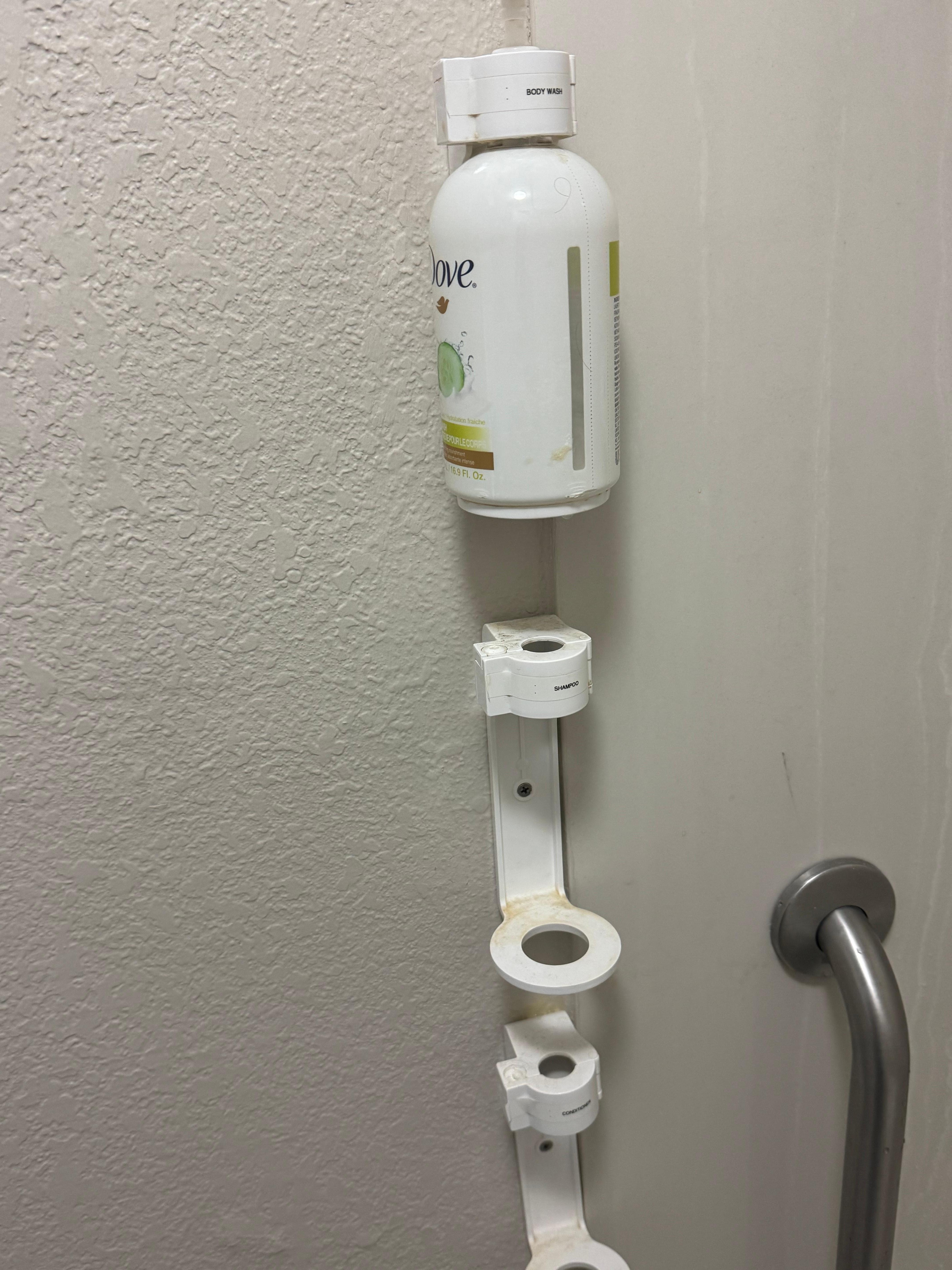 Empty. There was one small shampoo   