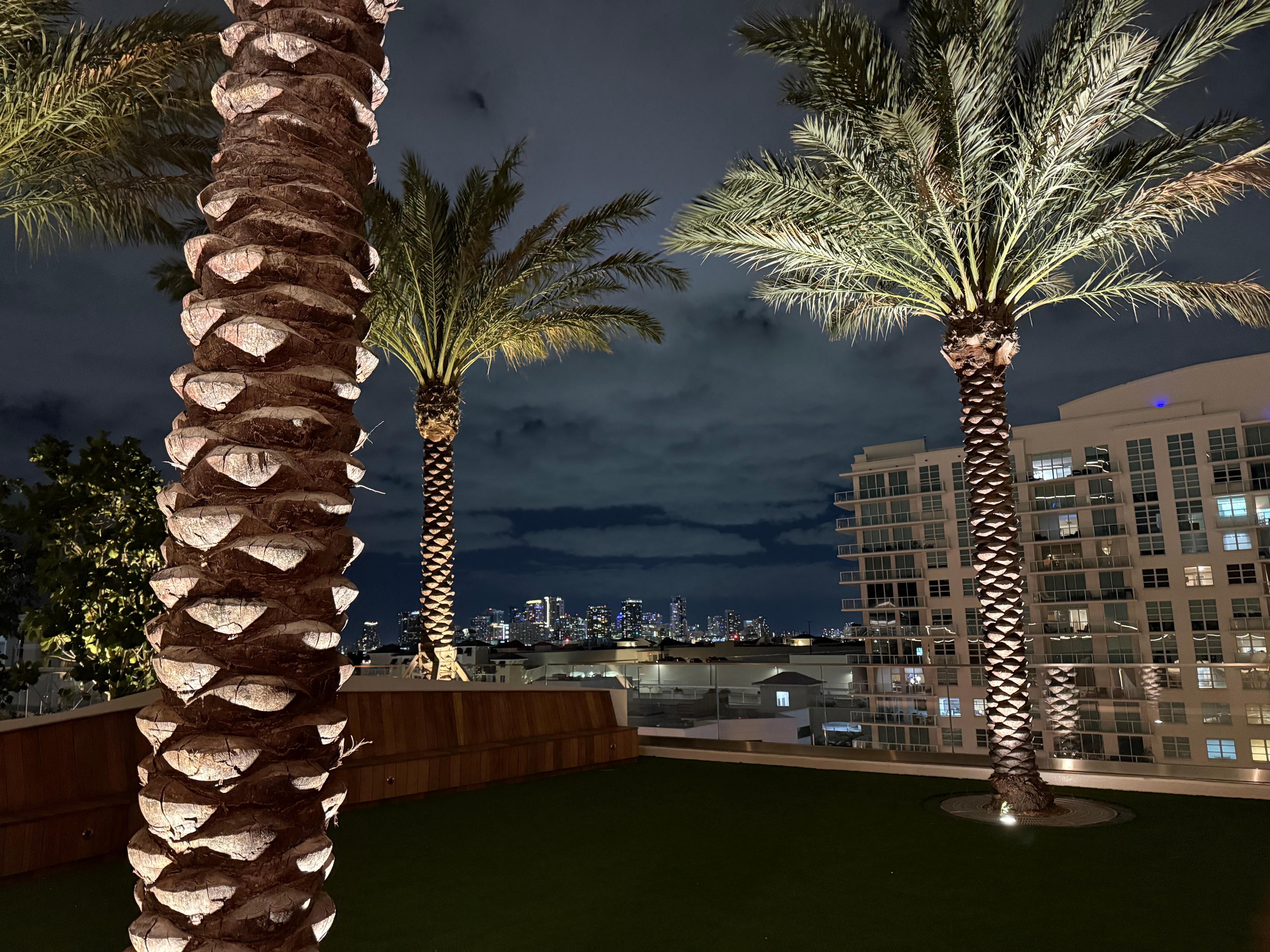 10th floor deck, views of city