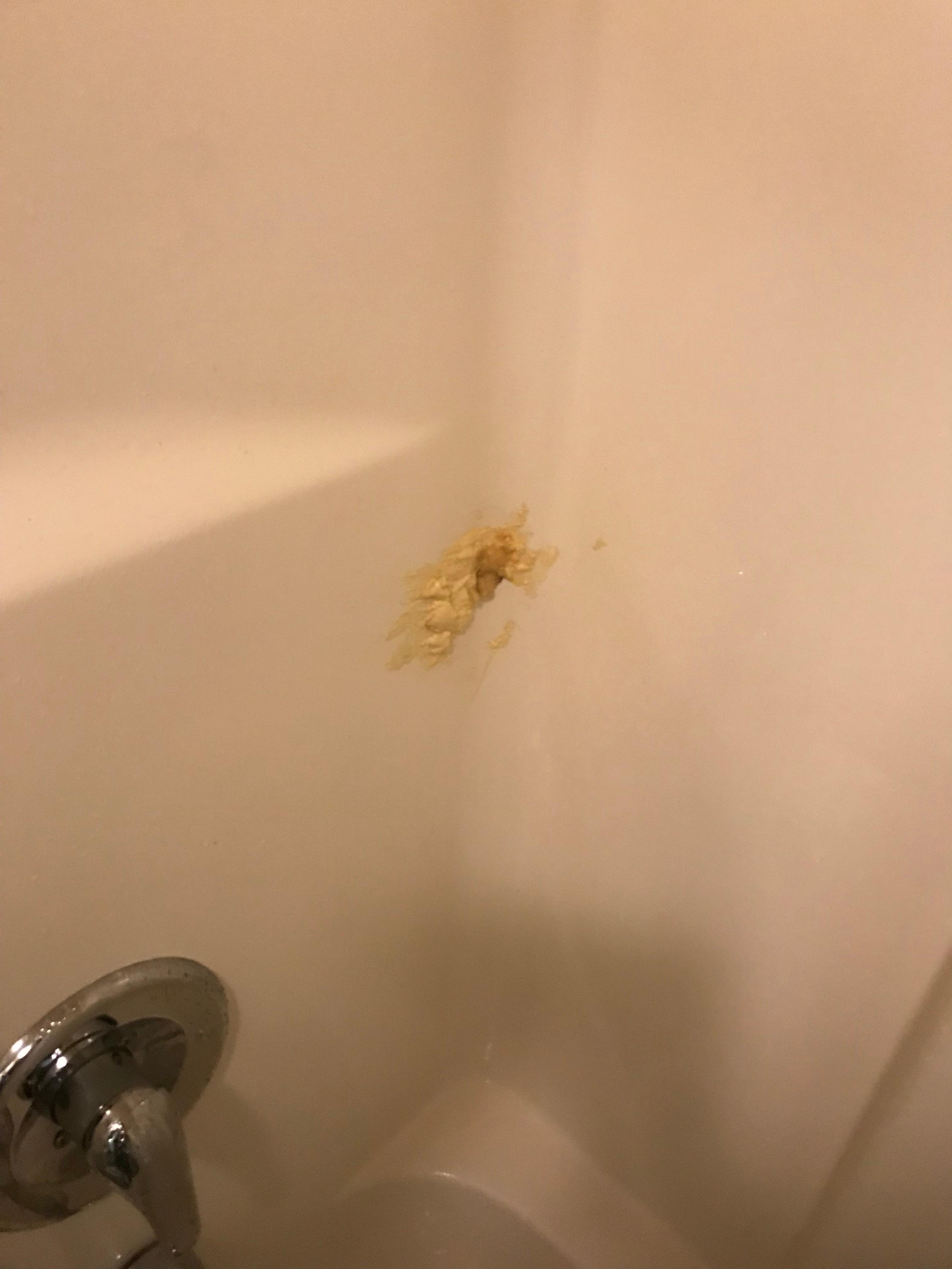 Hole in bath surround