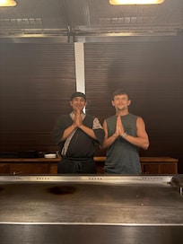 Thank you to our Teppanyaki chef who made our honeymoon night even more special!