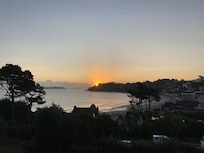 Lever de soleil depuis la terrasse de l’appartement